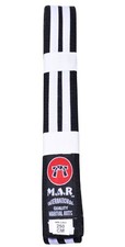 MAR Martial Arts Karate Judo Taekwondo Jujitsu Two-Striped Grading Ranking Belts