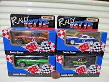 Matchbox 1992 RALLY VETTE Chevrolet Corvette Set of 4 Cars Nu in C9.6 Mint Boxes