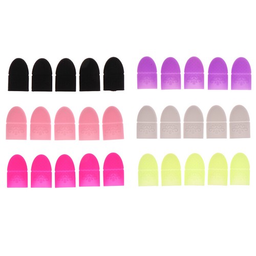 TRACOMPAN Nagellackentferner-Clips 20 Stück – Wiederverwendbar, Für Gel- & Acrylnägel, Mit Silikonpads