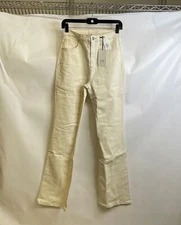 CURRENT/ELLIOTT High Rise Flare Jeans Women's Size 27 Ivory