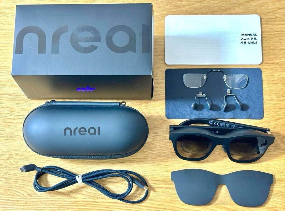 Nreal Air XREAL Air NRー7100RGL AR Glasses Smart Device Black Nreal Air XREAL Air NRー7100RGL AR Glasses Smart Device Black