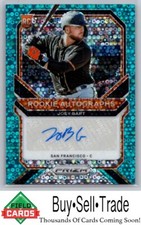 2021 Panini Prizm RA-JB JOEY BART Teal Donut Circles Rookie Auto #/12 Disco RC