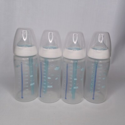 Nuk Baby Bottle Lot Of Bottles Blue 10