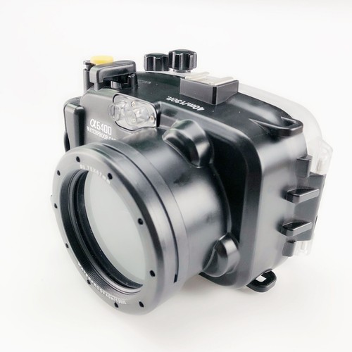 Meikon 40m Underwater Waterproof Camera Housing Case for Sony a6400 16-50mm Lens - Photo 8 sur 9
