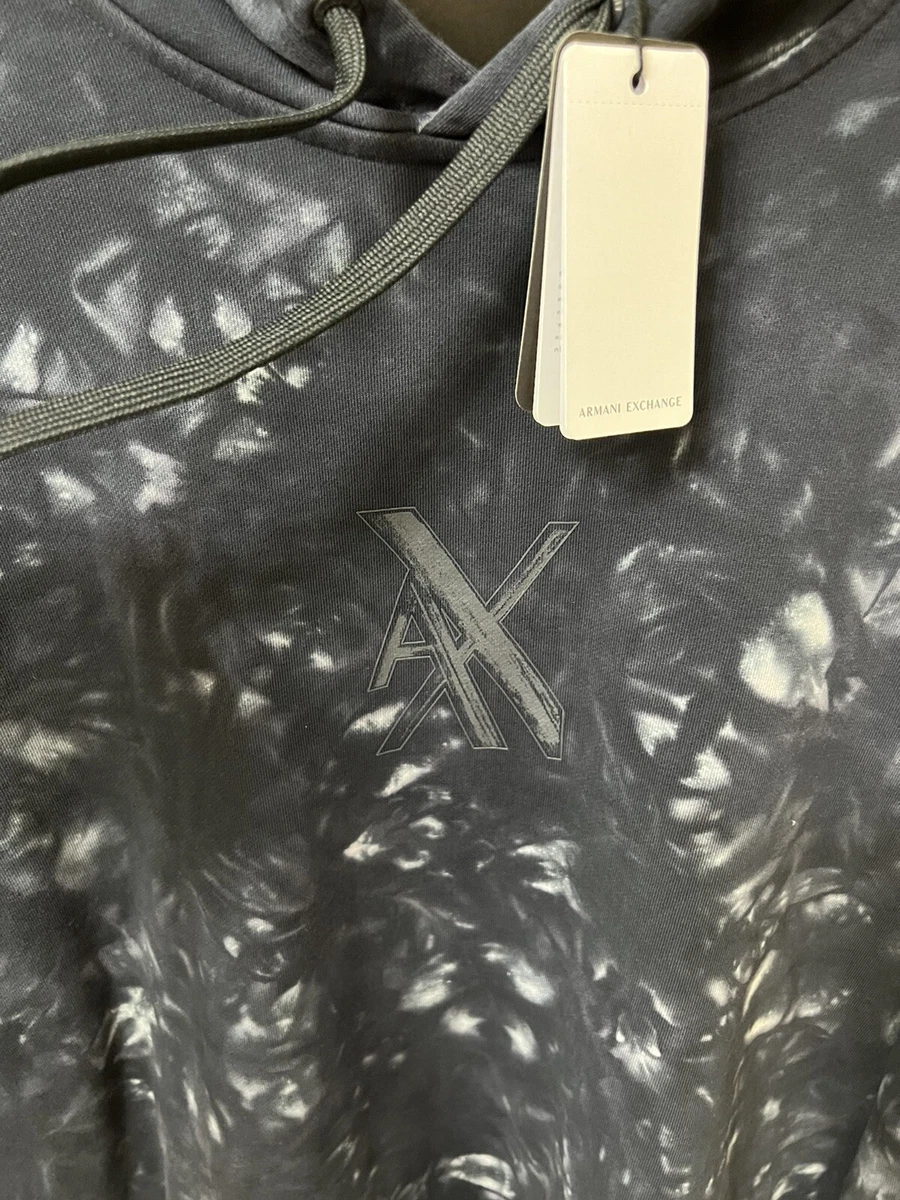 Armani Exchange Men s tie dye tapered Hoodie Sz XL NWT MSRP 150