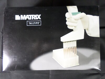 THERMO MATRIX Tall Tips 30µL 40mm Extended Length Pipet Tips 10 Rack of 96 7631