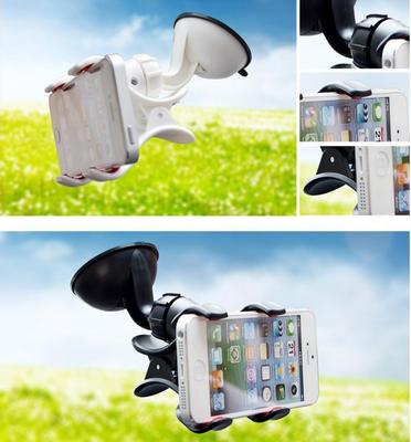 360º Rotating Bed Desktop Car Stand Mount Holder For iPhone Cell Phone GPS /G01