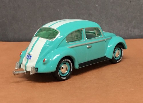 1966 '66 VOLKSWAGEN BEETLE BUG EDIZIONE LIMITATA DA COLLEZIONE SCALA 1/64 BLU VW - Foto 3 di 6