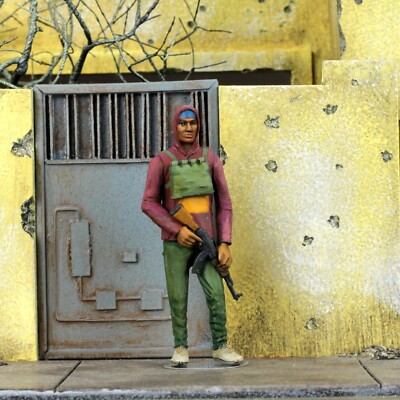 ProPainted 1:35 African Freedom Fighter Battle of Mogadishu, Somalia 1993