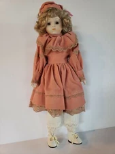 America's Porcelain Doll By Heritage Mint 16" Hand Painted Heather D-22 1988