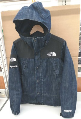Japan Used Fashion] Supreme The Northface Navy Denim Dot Shot 