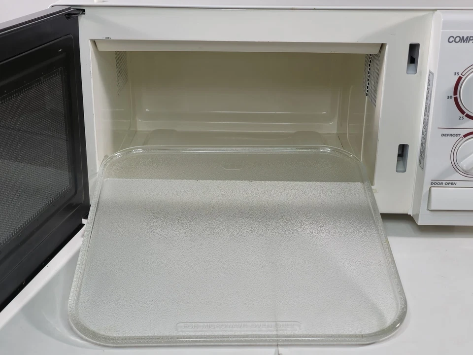 Horno microondas compacto con 2 esferas Samsung Series MW2170U de colección raro en funcionamiento Foto 3 de 4