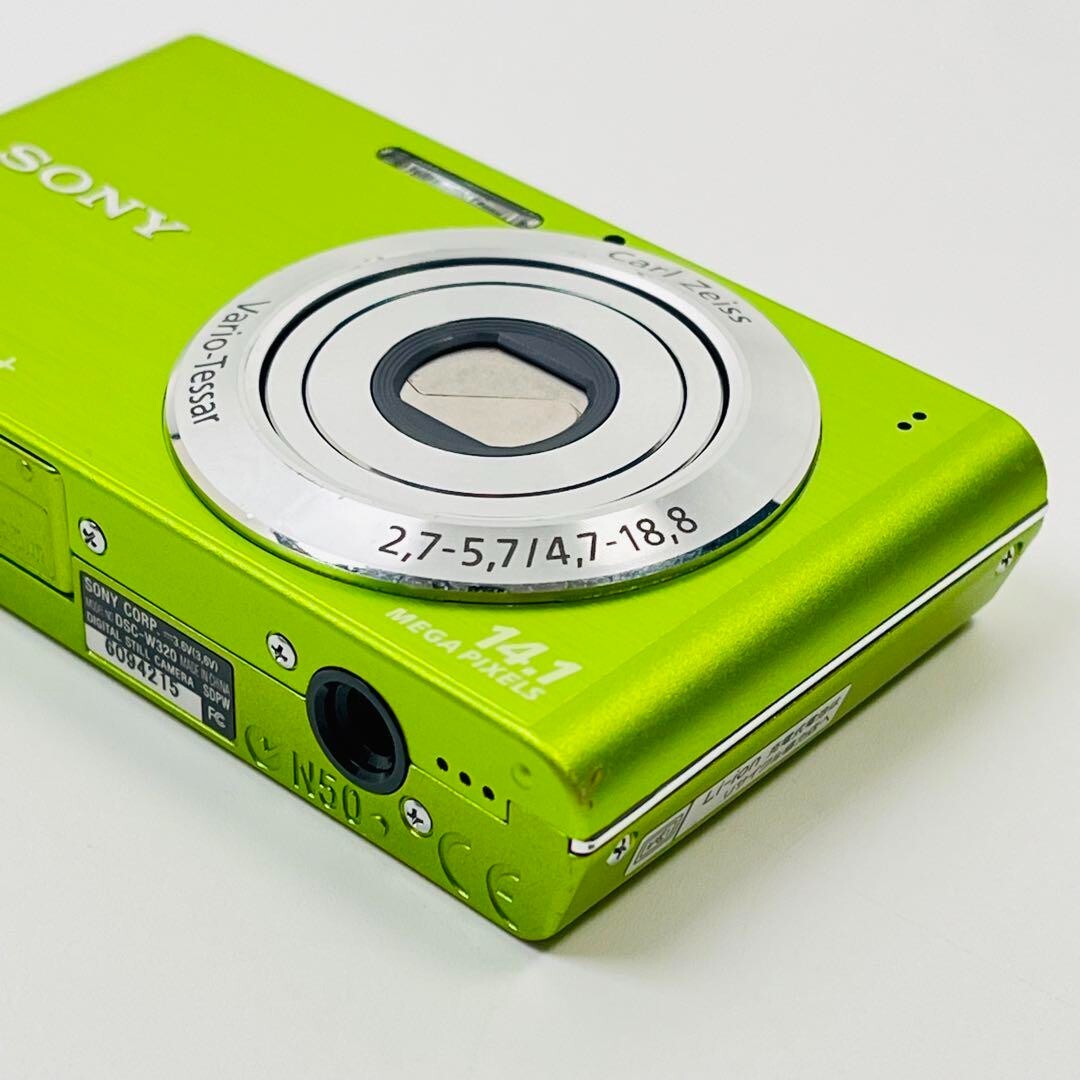 SONY Cyber−Shot DSC-W320 めでたい グリーン