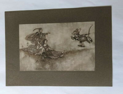Vintage 1911 Arthur Rackham Book Plate from Peter Pan in Kensington ...