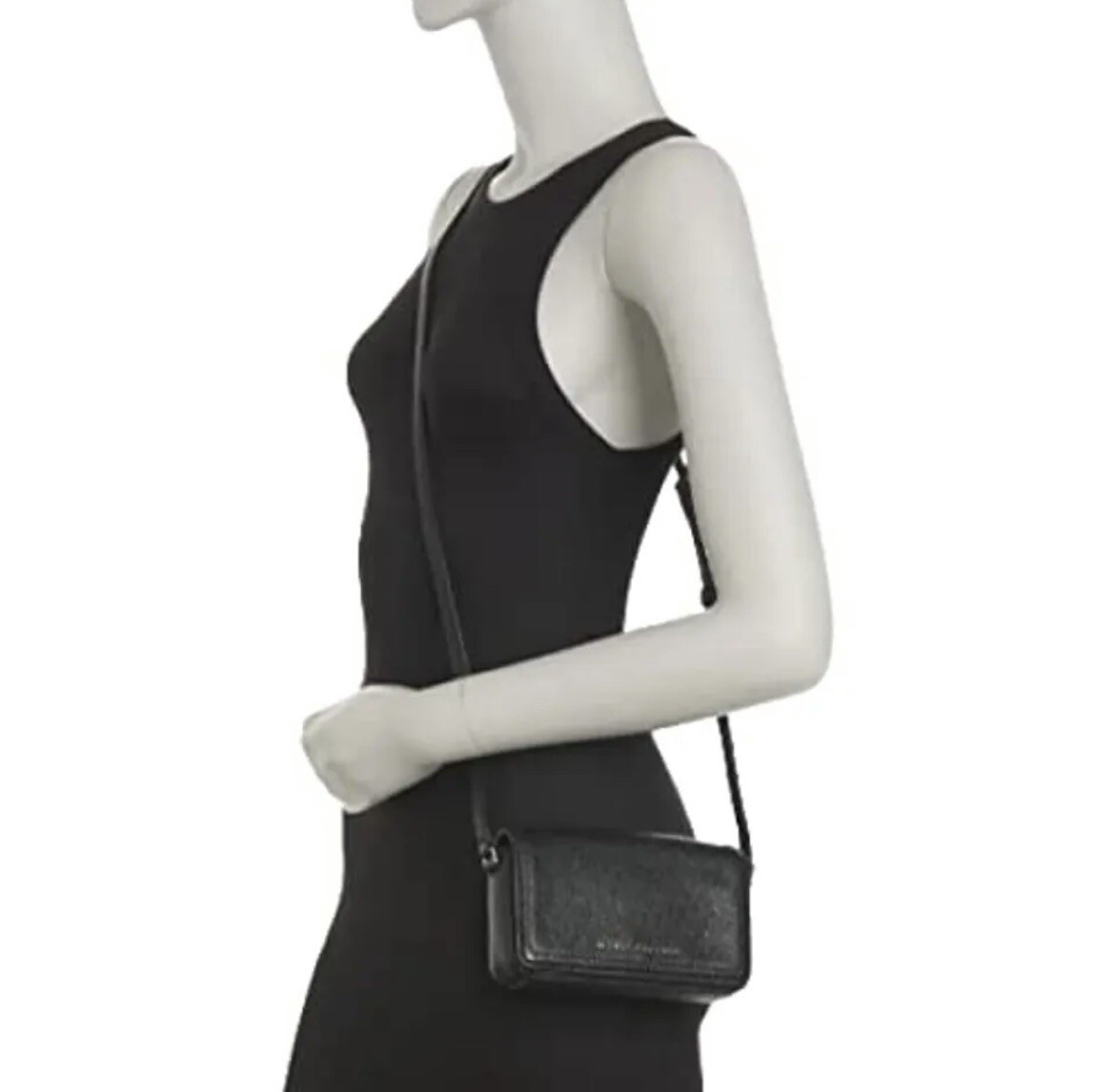 MARC JACOBS H107L01FA21 GROOVE BLACK LEATHER GOLD HARDWARE MINI 