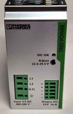 PHOENIX CONTACT TRIO PS 3AC 24DC 10 Power Supply 28 66 45 9 Input