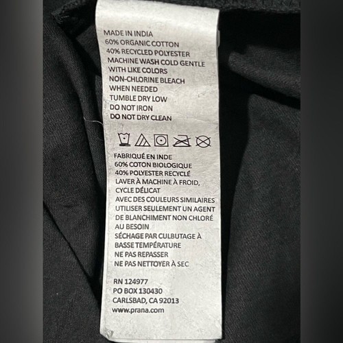 prAna Men's Beer Belly Journeyman T-Shirt black size medium - Bild 8 von 8