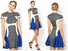 ALICE McCALL Angel on Wheels Dress in Cobalt - Size 8 - EUC