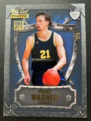 2022 Wild Card Matte SP Exclusive Weekend Warrior Blue/Blue Franz Wagner ed/3
