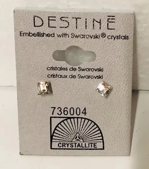 Destine austrian crystal earrings sale