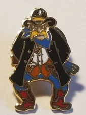 Thunder Mountain Cowboy Cloisonne Lapel Pin Red Boots Coloriful