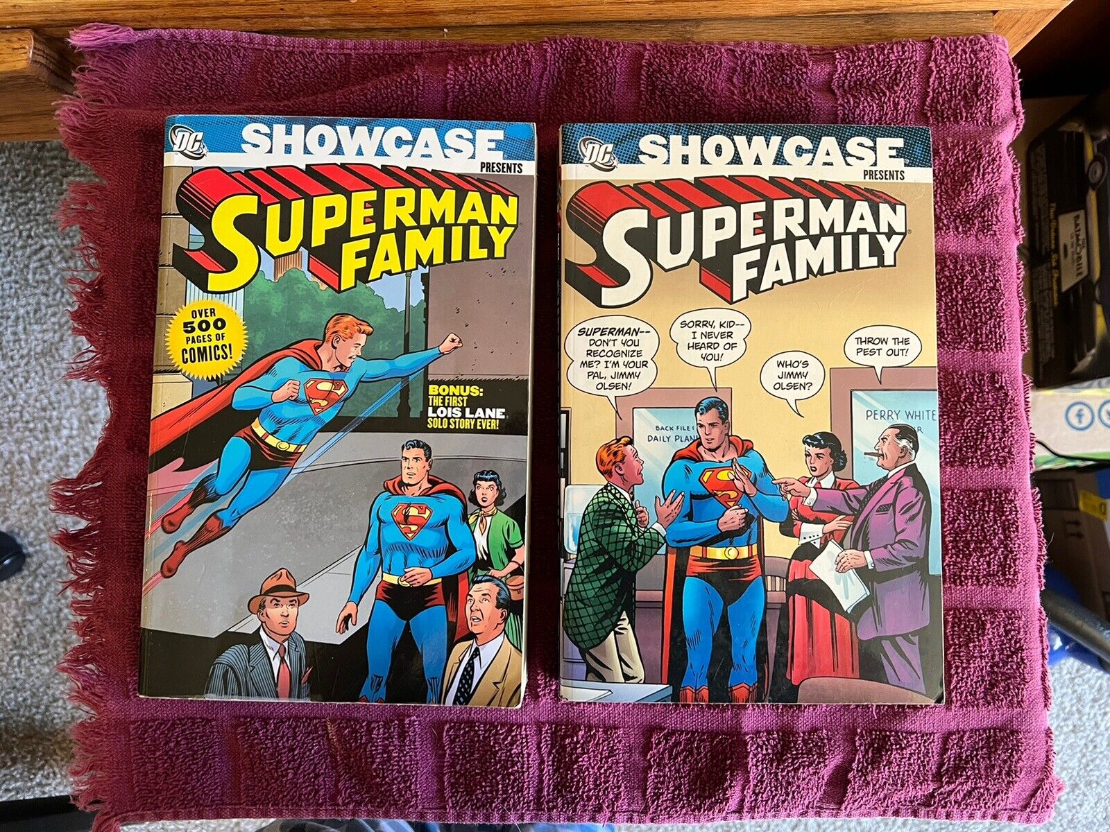 Showcase Superman Family 1,2,3,4 lot softcover oop Lois Lane Jimmy Olsen