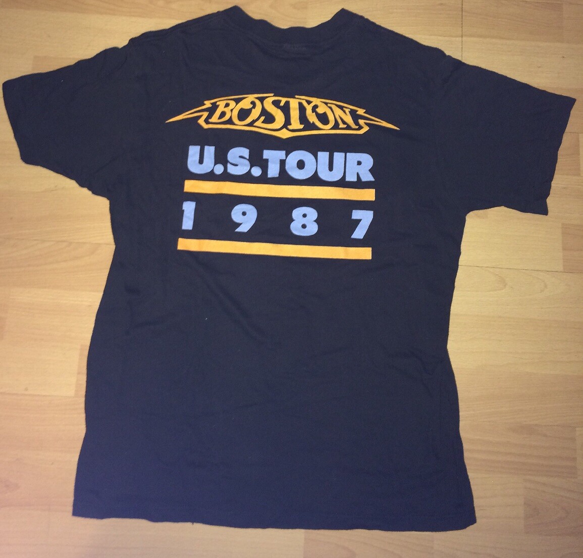 Old Rare Vintage Large 1987 Boston 80s Pop Rock U.S. Concert Tour