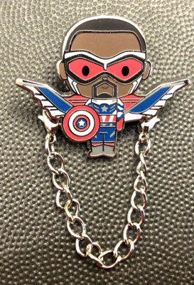 Disney pin 150089 Captain America Marvel Falcon As One One Family silver chain