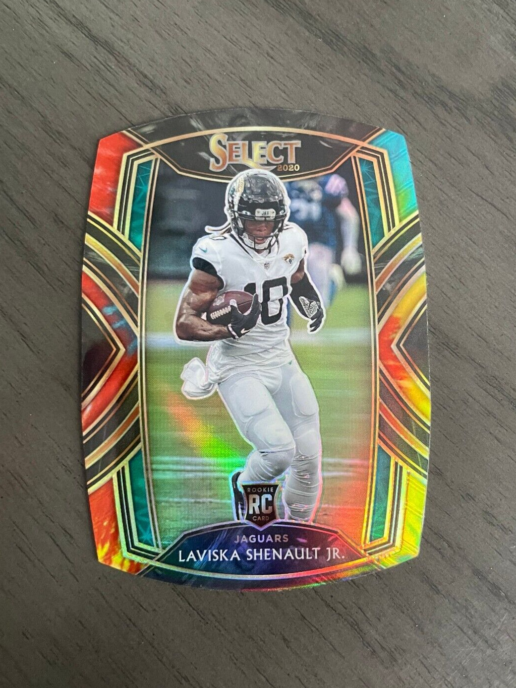 Laviska Shenault Jr. 2020 Panini Select Club Level Tie-Dye Prizm 25/25 RC