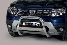 Frontb&uuml;gel F&uuml;r Dacia Duster 2020-2021 Facelift A-Typ Edelstahl Frontschutzb&uuml;gel