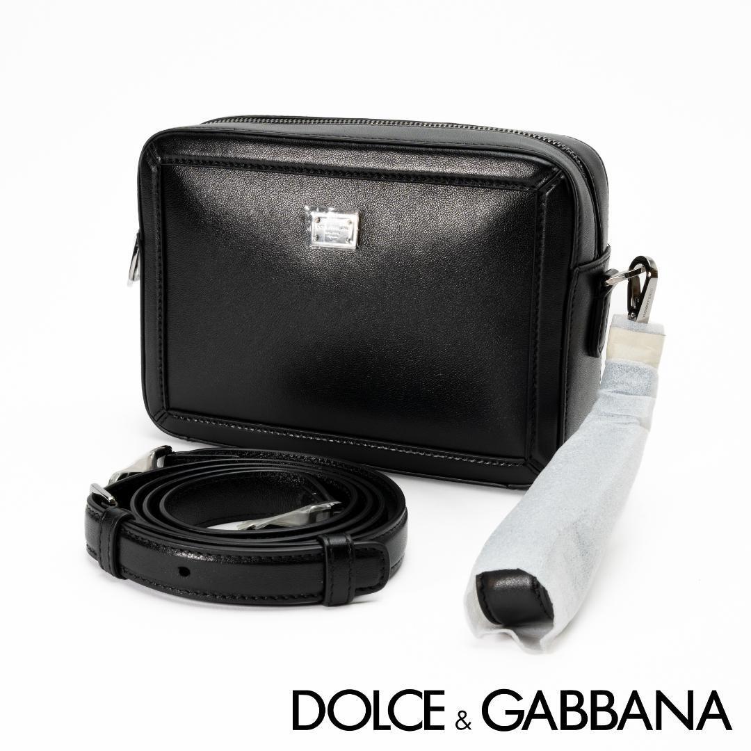24AW new/Dolce & Gabbana ミニレザーショルダーバッグ Bag Dolce & Gabbana Black 2Way Calfskin Mini BagNylon