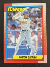 1990 Topps - Ruben Sierra - #185 - Texas Rangers