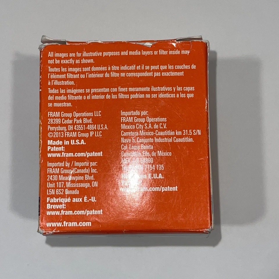 Fram PH3387A 发动机机油过滤器 — 第 2/2 张图片