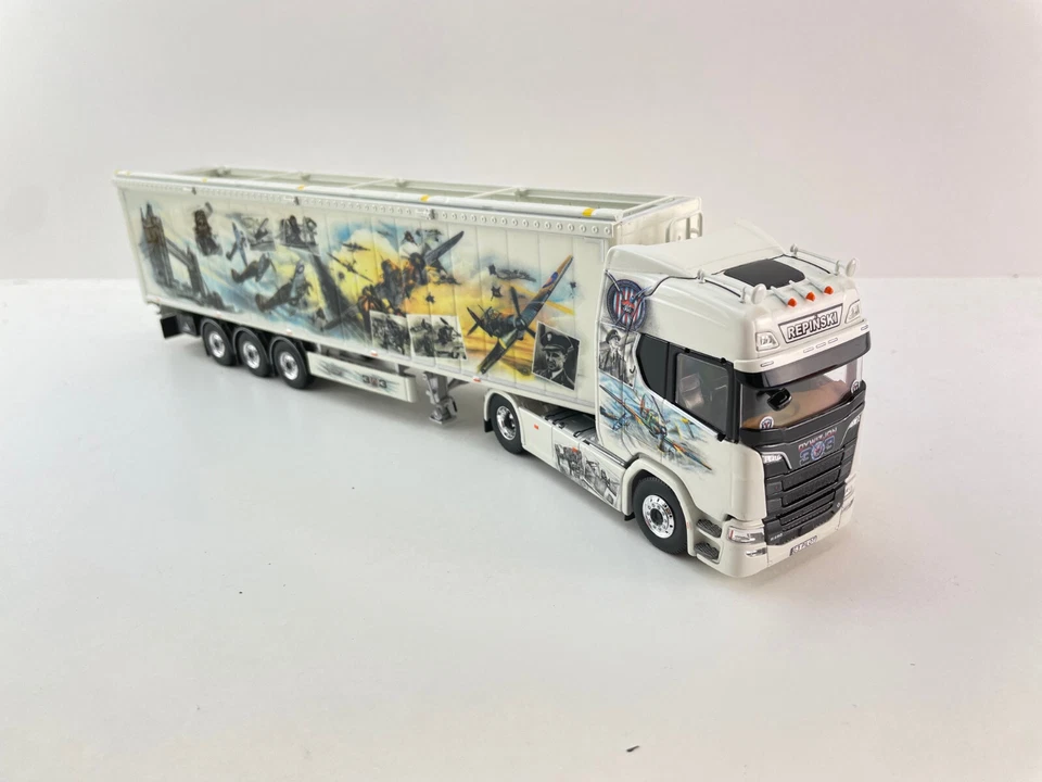 Tekno 85928 Scania NG 4x2 Walking Floor Trailer Repinski Polish Squadron 1:50 - Image 3 of 4