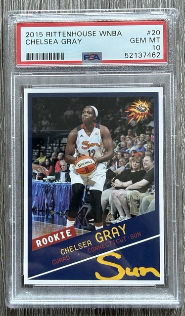 2015 Rittenhouse WNBA Chelsea Gray #20 RC PSA 10 Las Vegas Aces POP 2
