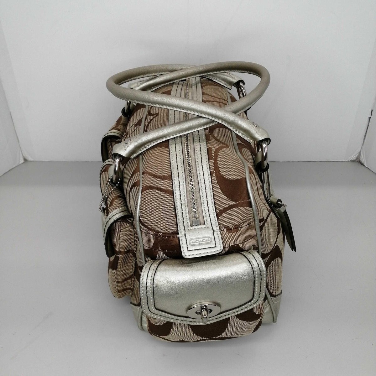 COACH ターコイズ 花柄 レザーミニボストン F59445 楽天市場】【バッグ】COACH コーチ ミニベネット サッチェル