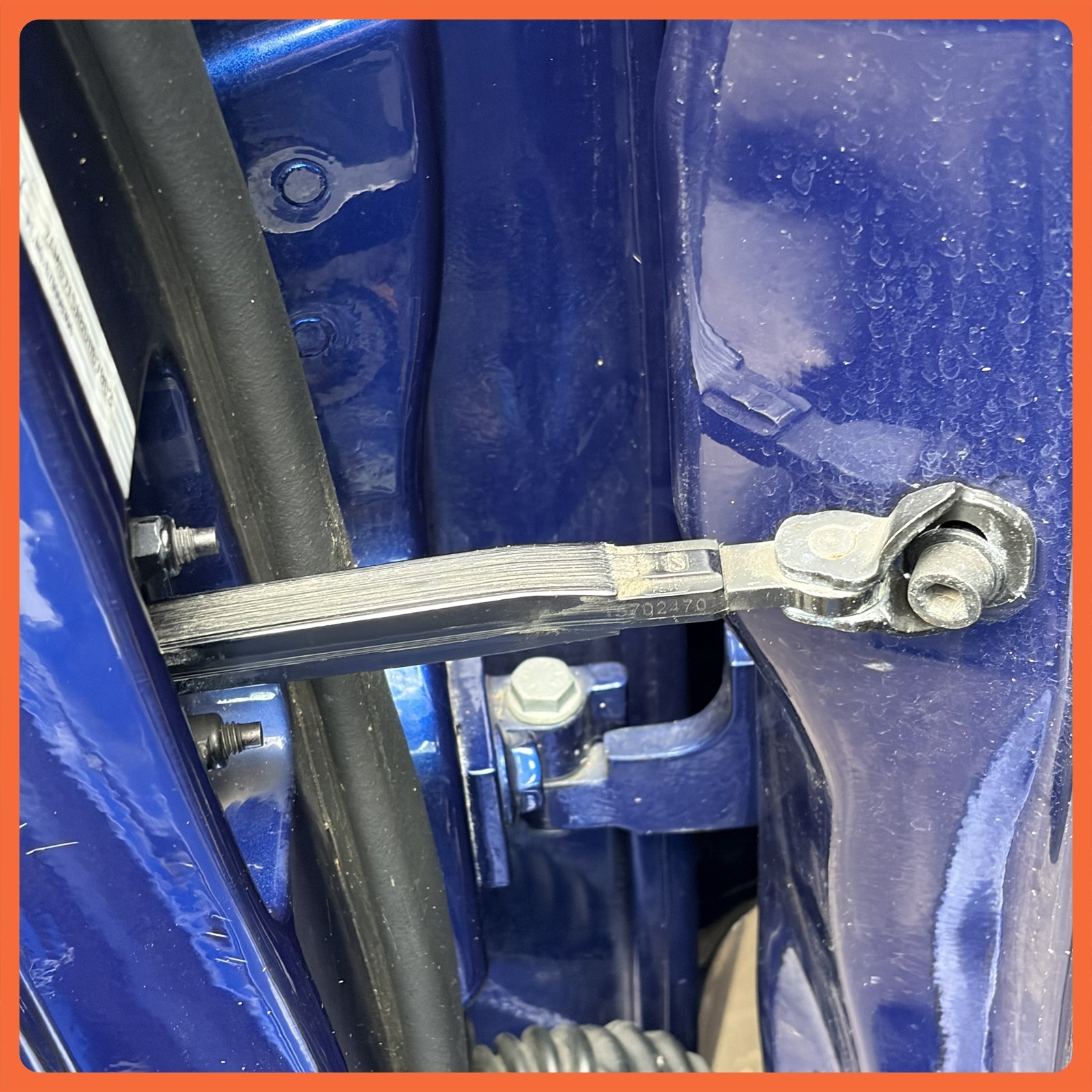 Maserati Ghibli 2014-2020 Rear Left Side panel Blue