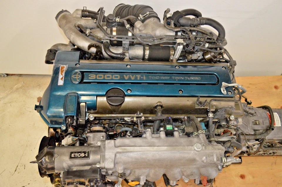 MOTOR JDM 2JZ-GT TWIN TURBO MOTOR VVTI 3.0L DOHC TOYOTA ARISTO SUPRA. Foto 3 de 4