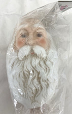 VTG '93 - Porcelain Santa Clause Head Hands- 4.5 - Mangelsen's Doll Supplies