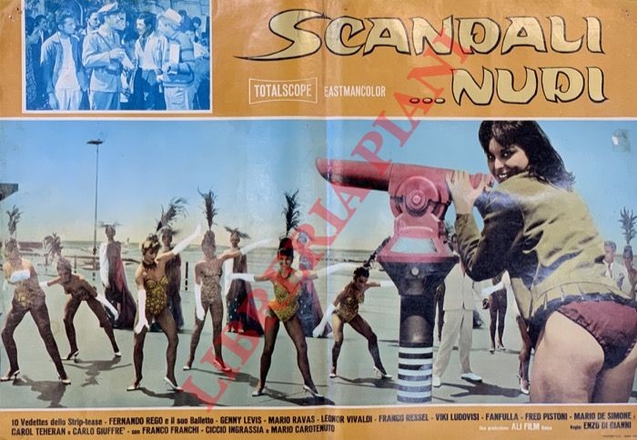 Locandina originale film Scandali... nudi (1964) - Regia di Enzo Di Gianni