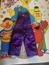 32 Degrees Snow Bibs Youth Girls Size 3TPurple Kids Ski Snowboard Winter Sports