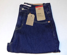 LEVI LOW PRO STRAIGHT LEG RELAXED FIT JEANS MISSES SZ 24" X 32" - BLUE- NWT