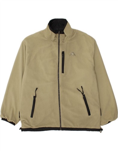 KAPPA Mens Reversible Jacket UK 44 2XL Navy Blue Polyester AJ02 - Picture 3 of 5