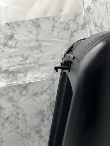 2014-2017 Jeep Grand Cherokee Front Floor Console Black Leather Armrest Lid Only - Picture 13 of 17