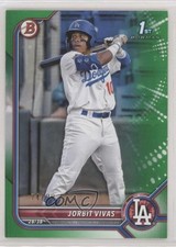 2022 Bowman Prospects Green Border 74/99 Jorbit Vivas #BP-24 rp9