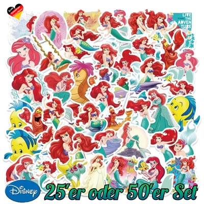 DISNEY ARIELLE STICKER ⭐️ Kleine Meerjungfrau Aufkleber Wasserfeste Sticker Bomb - Bild 1 von 4