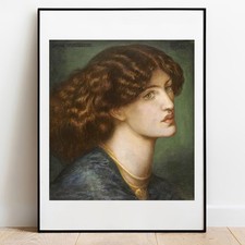 Kunstdruck Rossetti Bruna Brunelleschi 1878 Wandbild Gem&auml;lde Gicl&eacute;e Poster