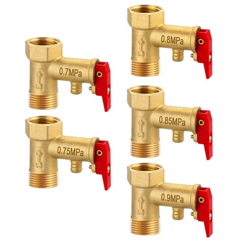 1/2inch Electric Water Boiler Safety Valves Universals Pressure Relief Valves - Afbeelding 1 van 13