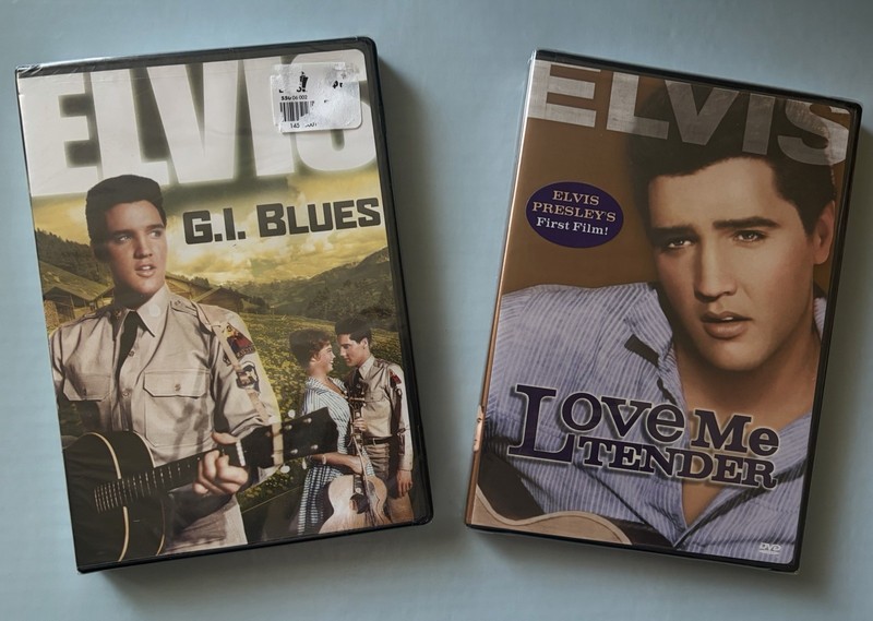 Elvis DVD  Love Me Tender and G. I. Blues Both Are Sealed