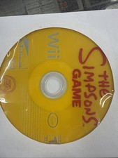 The Simpsons Game (Nintendo Wii, 2007) Game Disc Only